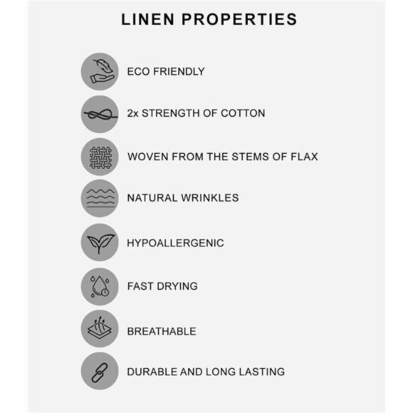 Blue Set of 12 Premium Linen Napkins -20x20 Inch, Classic Hemstitch - Picture 5 of 6